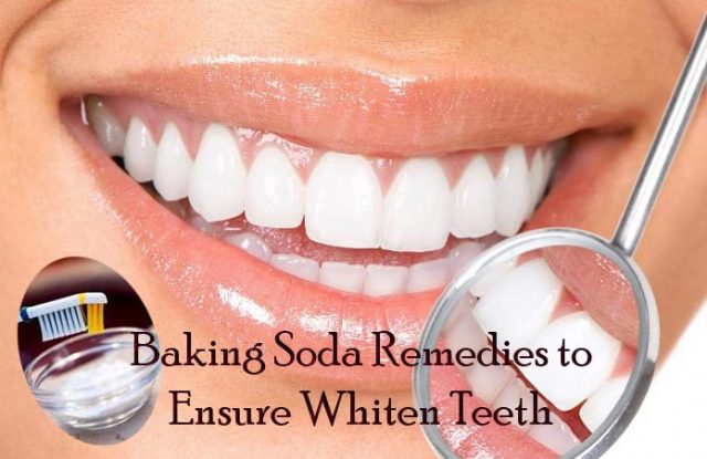 Brushing with baking soda is quite safe
