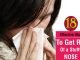 18 Useful Home Remedies To Un-Stuff Your Nose Instantly Home Remedies To Un-Stuff Your Nose Instantly