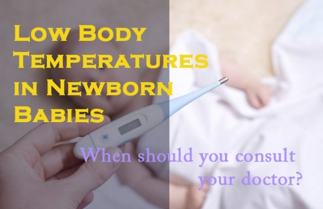 Lower body temperatures in infants